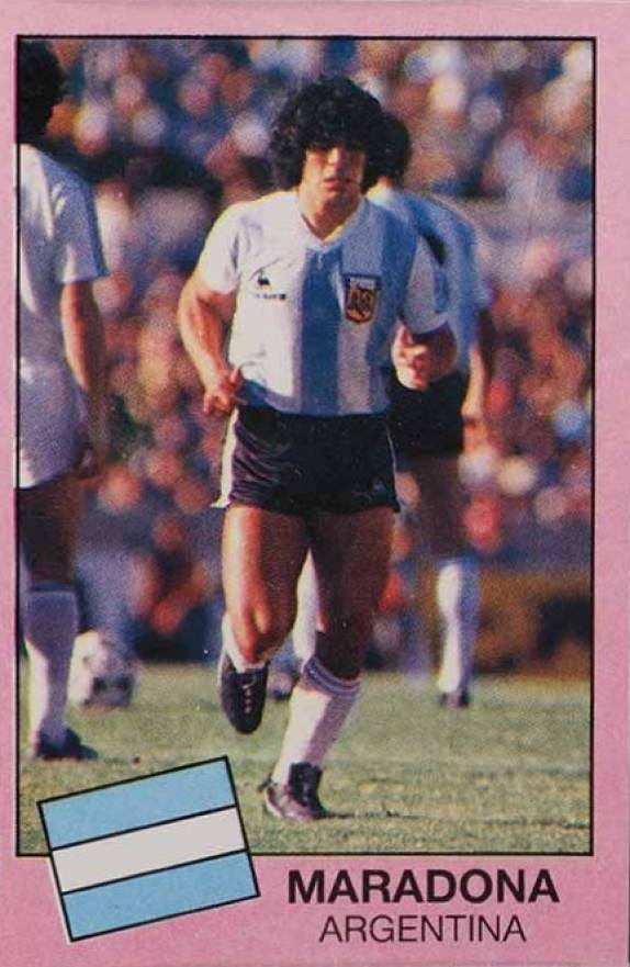 1985 Panini Calciatori Maradona Argentina #332 Soccer Card