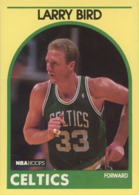 1990 Hoops Superstars Larry Bird #6 Basketball Card
