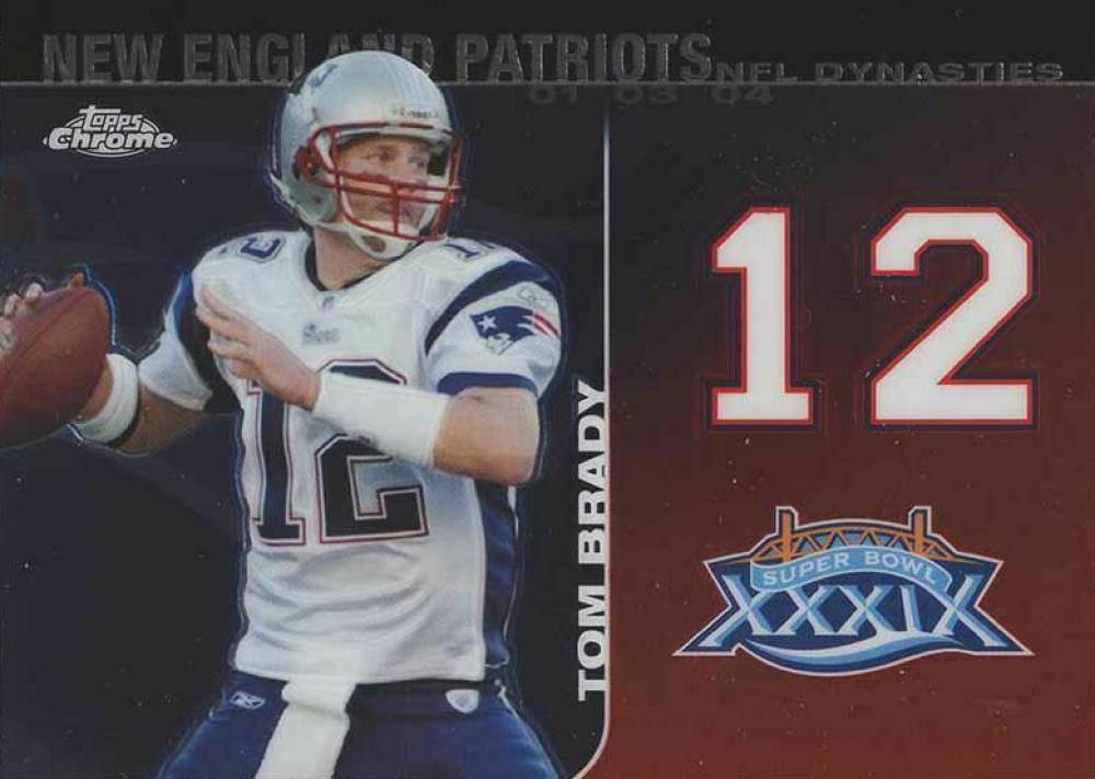 2008 Topps Chrome Dynasties Tom Brady #TB2 Football Card