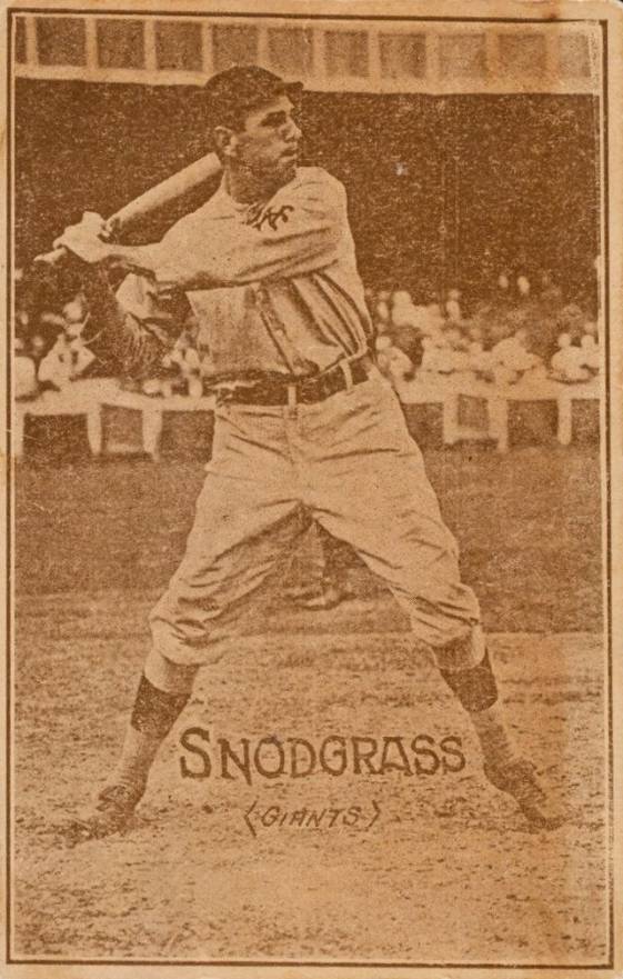 1914 Texas Tommy Type 1 Snodgrass (Giants) # Baseball Card
