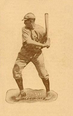 1914 Texas Tommy Type 1 Tris Speaker #41 Baseball Card