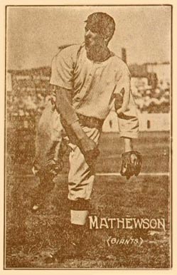 1914 Texas Tommy Type 1 Christy Mathewson #30 Baseball Card