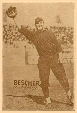 1914 Texas Tommy Type 1 Bob Bescher #5 Baseball Card