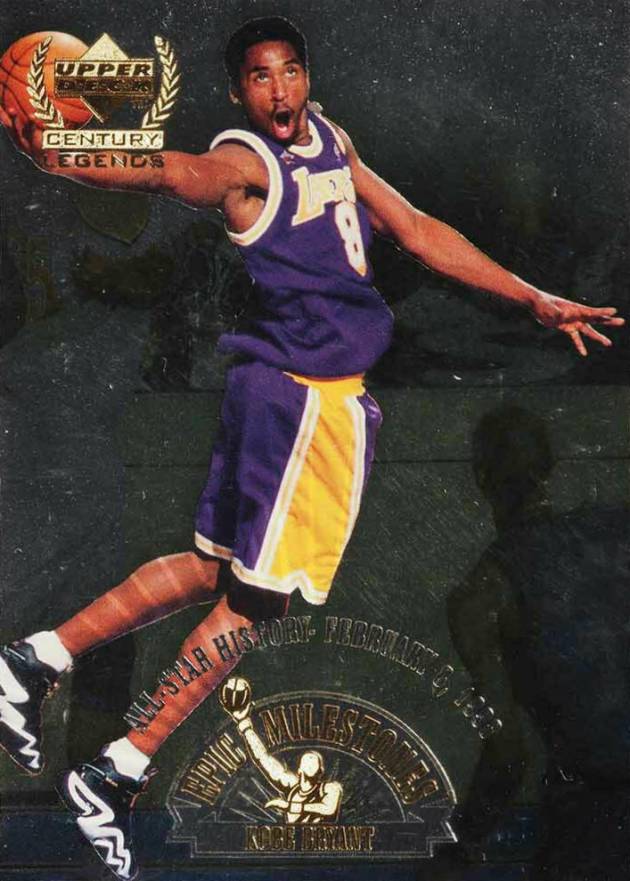 1999 Upper Deck Century Legends Epic Milestones Kobe Bryant #EM9 Basketball Card