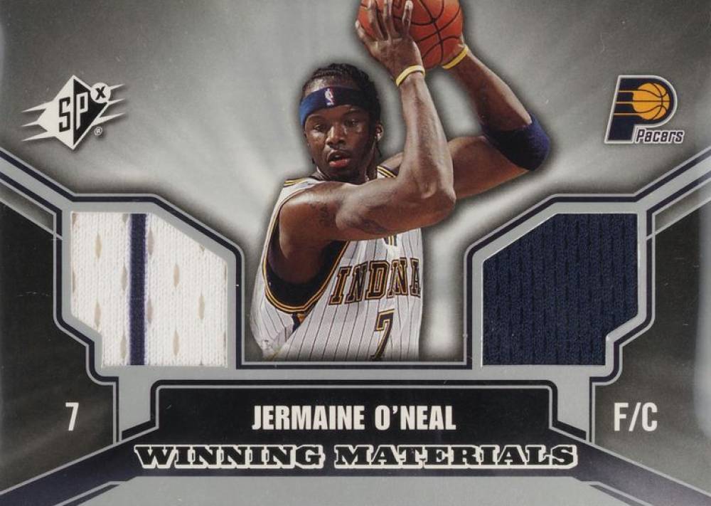 2005 SPx Winning Materials Jermaine O'Neal #WM-JO Basketball Card