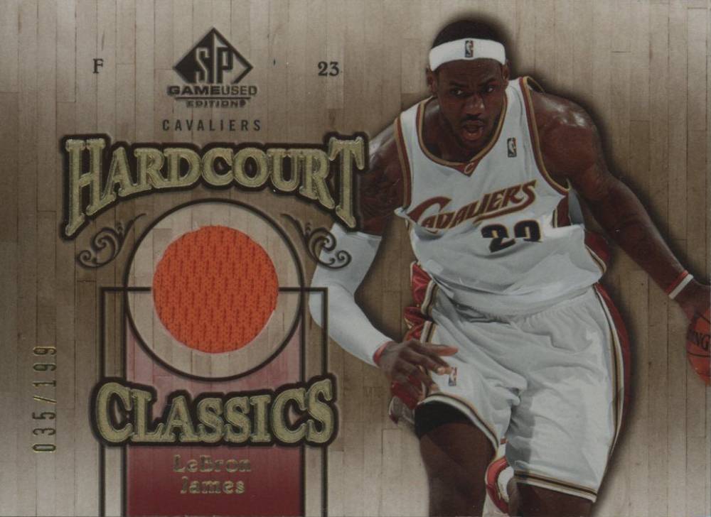 2007 SP Game Used Hardcourt Classics LeBron James #HC-LA Basketball Card