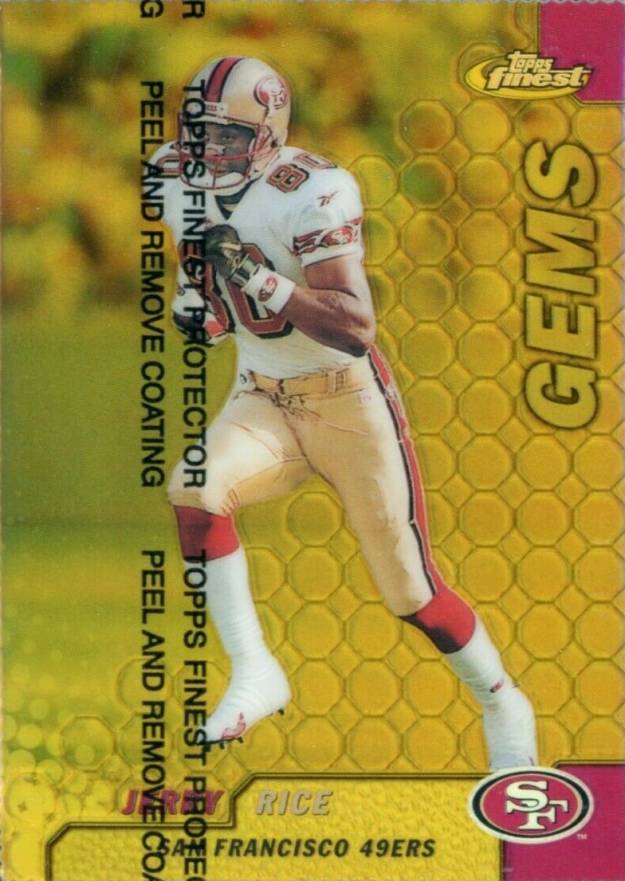 1999 Finest Jerry Rice #132 Football Card