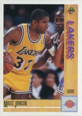 1990 Upper Deck Prototypes Magic Johnson #32 Basketball Card