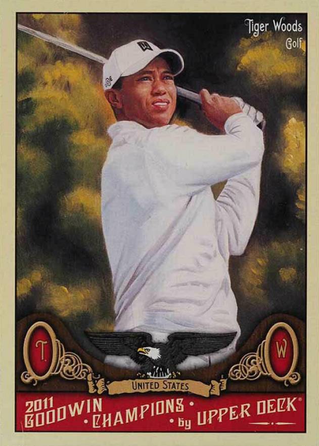 2011 Upper Deck Goodwin Champions Tiger Woods #21 Other Sports Card