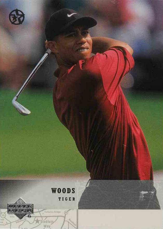 2002 Upper Deck Superstars Spokesman Tiger Woods #UD15 Other Sports Card