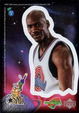 1996 Upper Deck Space Jam Cosmic Showdown Michael Jordan #CS9 Basketball Card
