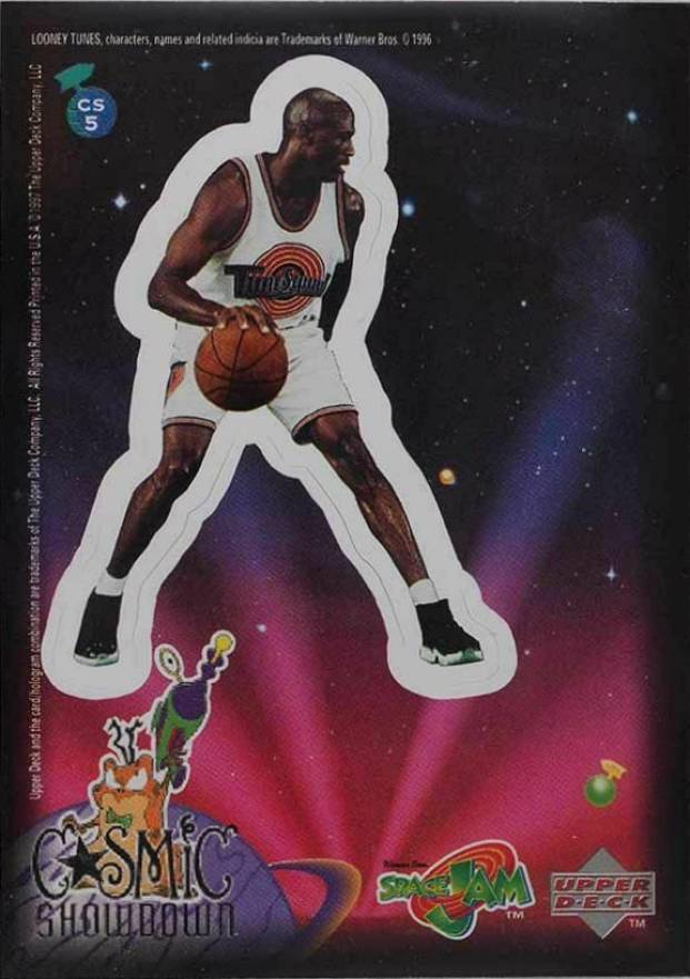 1996 Upper Deck Space Jam Cosmic Showdown Michael Jordan #CS5 Basketball Card