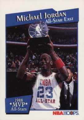 1991 Hoops All Star MVP's Michael Jordan #IX Basketball Card