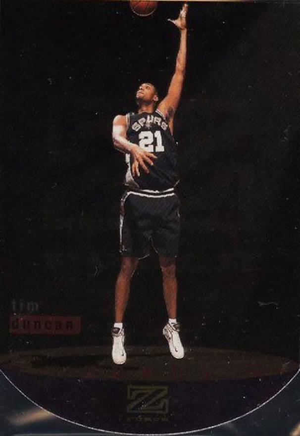 1997 Skybox Z-Force Zebut Tim Duncan #6 Basketball Card