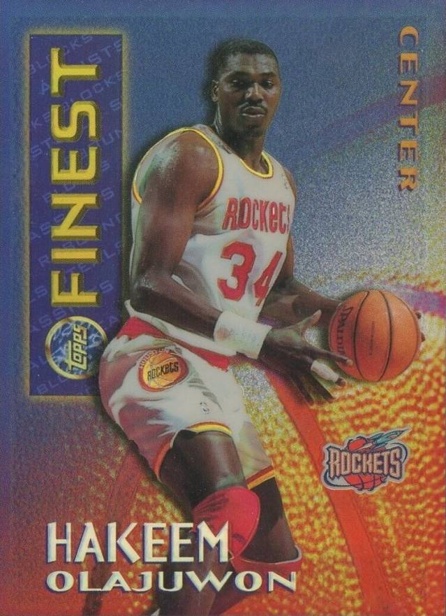 1995 Finest Mystery Hakeem Olajuwon #M21 Basketball Card
