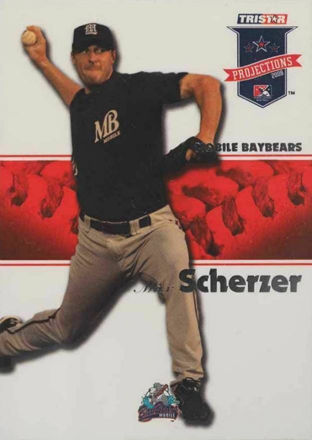 2008 Tristar Projections Max Scherzer #14 Baseball Card