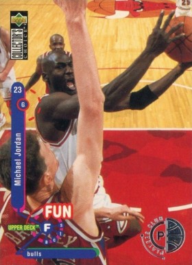 1995 Collector's Choice  Michael Jordan #169 Basketball Card
