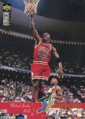 1995 Collector's Choice  Michael Jordan #195 Basketball Card