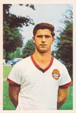 1965 Bergmann Fussball Bundesliga Gerhard Muller #267 Soccer Card