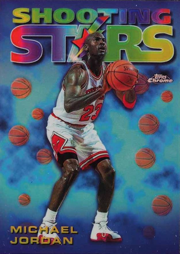 1997 Topps Chrome Season's Best Michael Jordan #6 Basketball Card