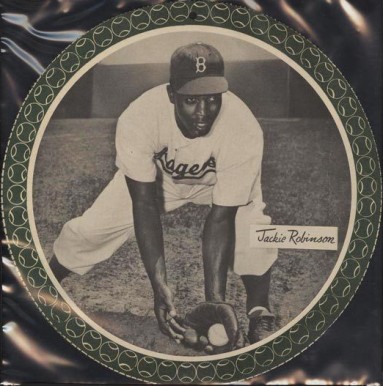 1950 All-Star Baseball "Pin-Ups" Jackie Robinson #9 Baseball Card