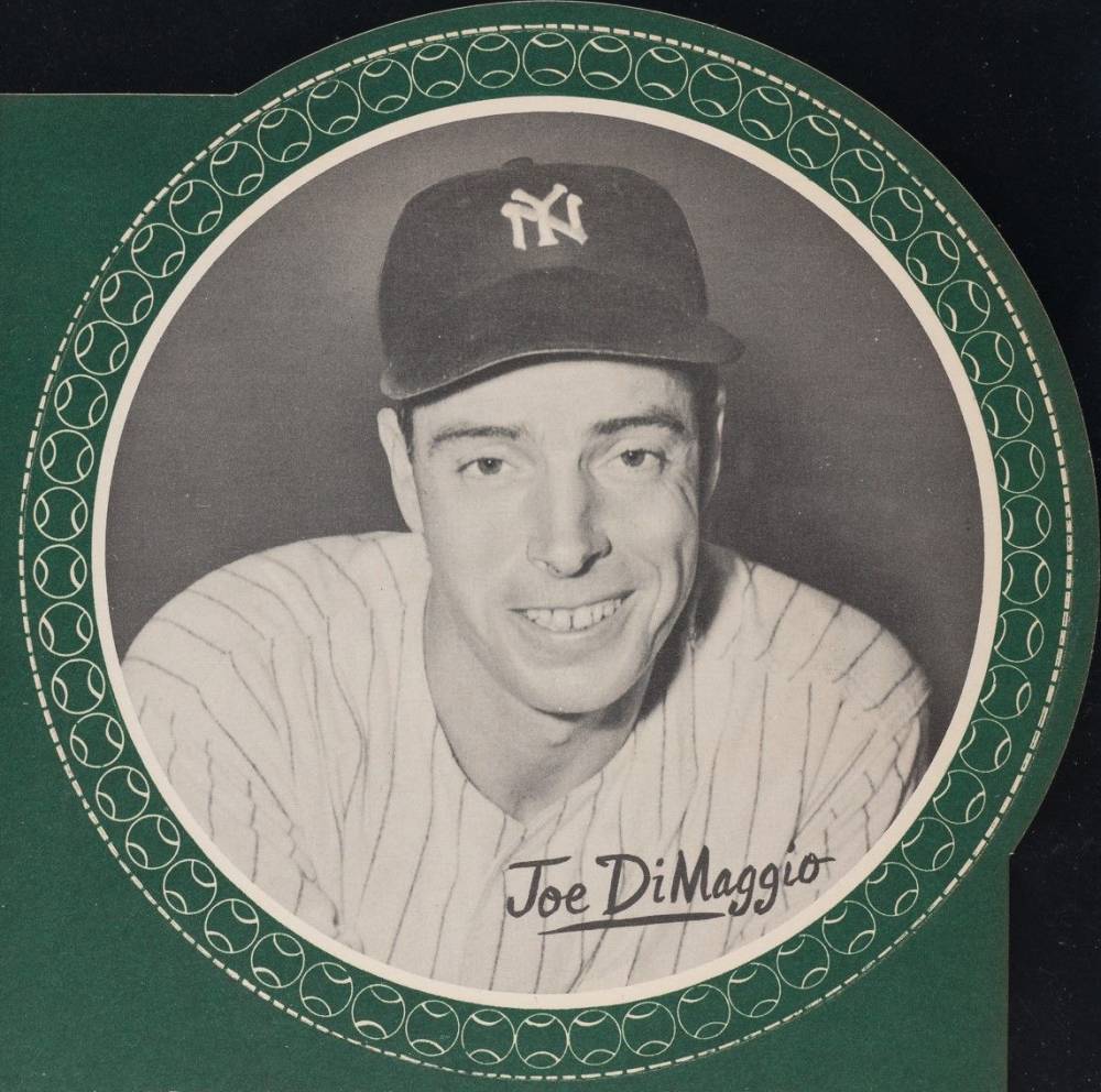 1950 All-Star Baseball "Pin-Ups" Joe DiMaggio # Baseball Card