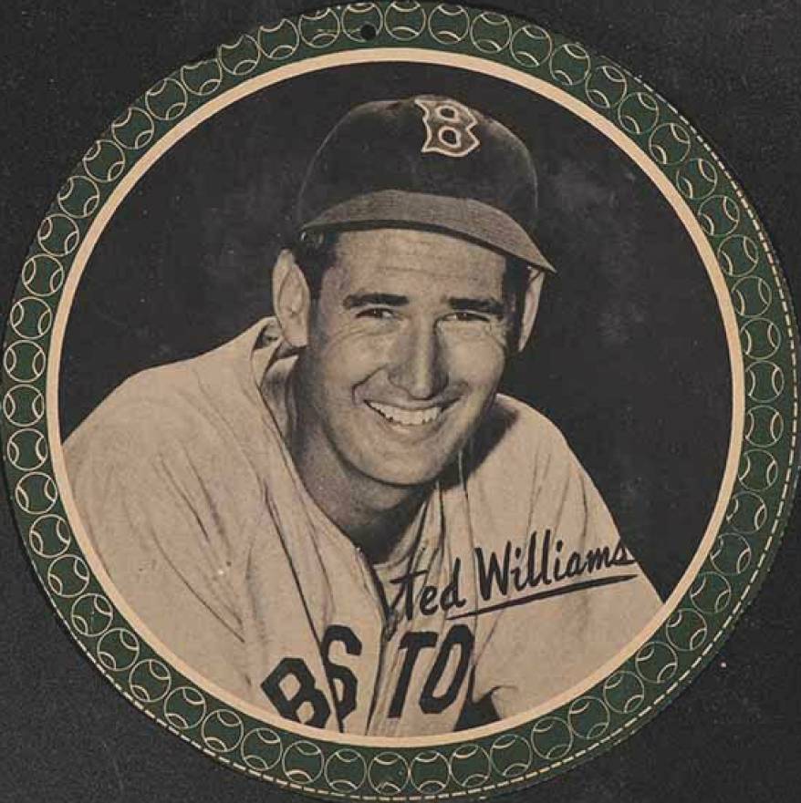 1950 All-Star Baseball "Pin-Ups" Ted Williams # Baseball Card
