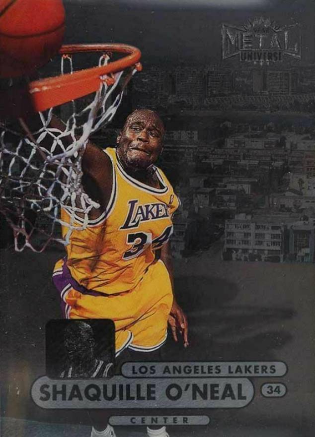 1997 Metal Universe Championship Shaquille O'Neal #1 Basketball Card