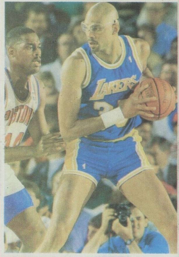 1989 C'Ao Muflon Yugoslavian  Kareem Abdul-Jabbar #63 Basketball Card
