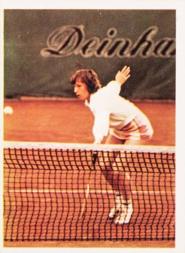 1976 Americana Munchen Sport-Parade Martina Navratilova #218 Other Sports Card