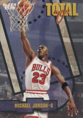 1997 Fleer Total O Michael Jordan #5 Basketball Card