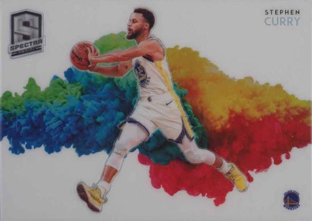 2019 Panini Spectra Color Blast Stephen Curry #12 Basketball Card