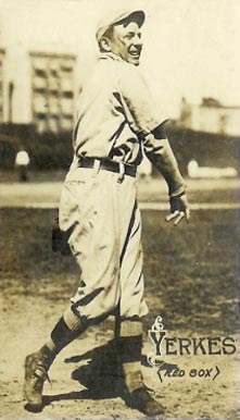 1914 Texas Tommy Type 2 Steve Yerkes #15 Baseball Card