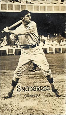 1914 Texas Tommy Type 2 Fred Snodgrass #11 Baseball Card