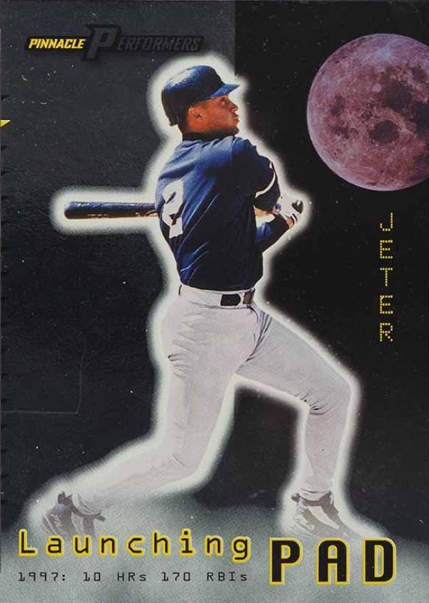1998 Pinnacle Performers Launching Pad Derek Jeter #3 Baseball Card