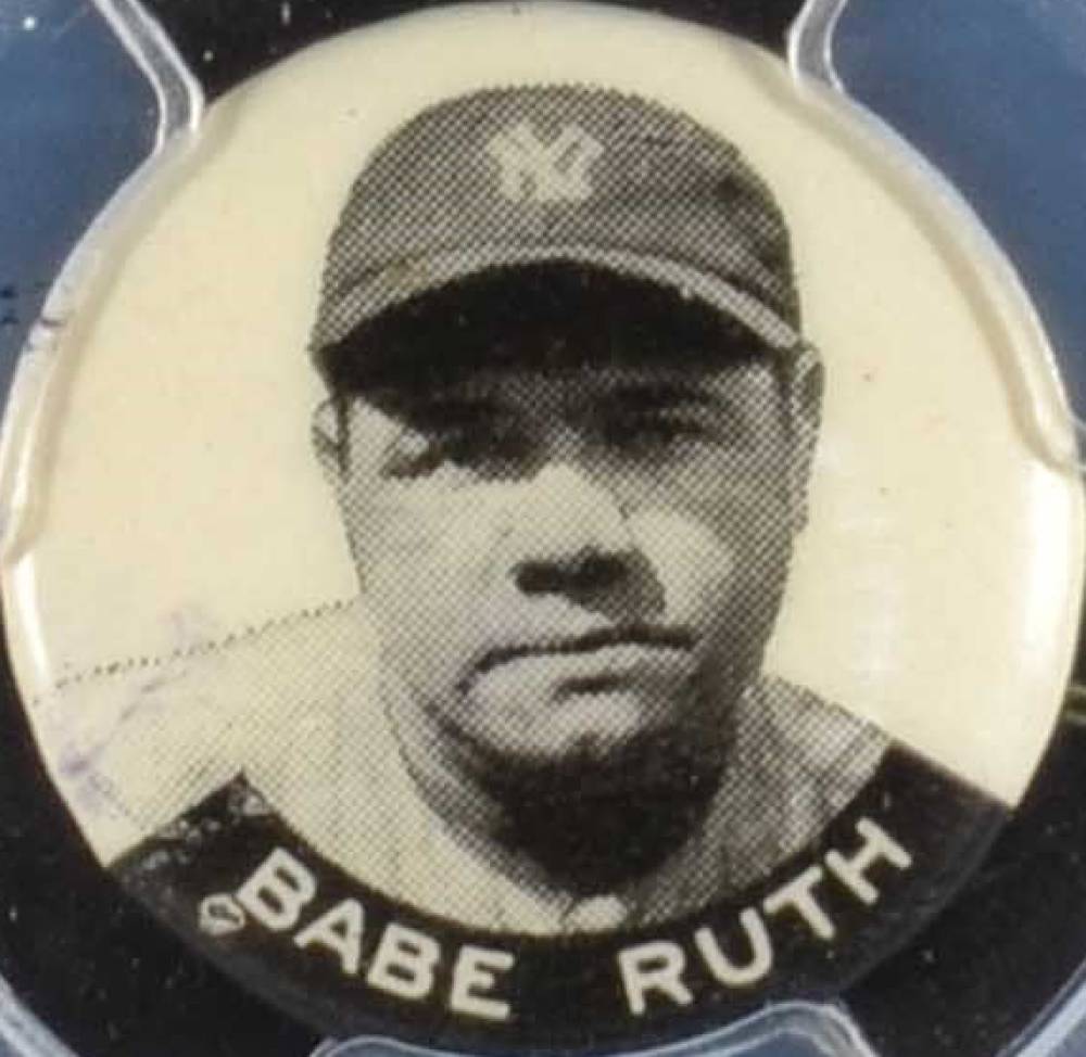 1928 PM6 Baseball Player Pins Babe Ruth # Baseball Card