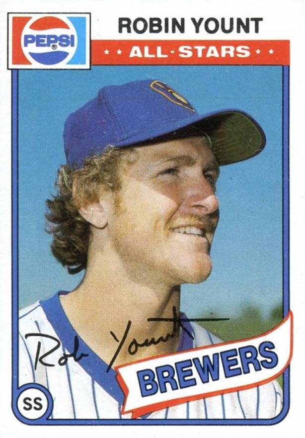 1980 Topps Pepsi-Cola All-Stars Robin Yount #4 Baseball Card