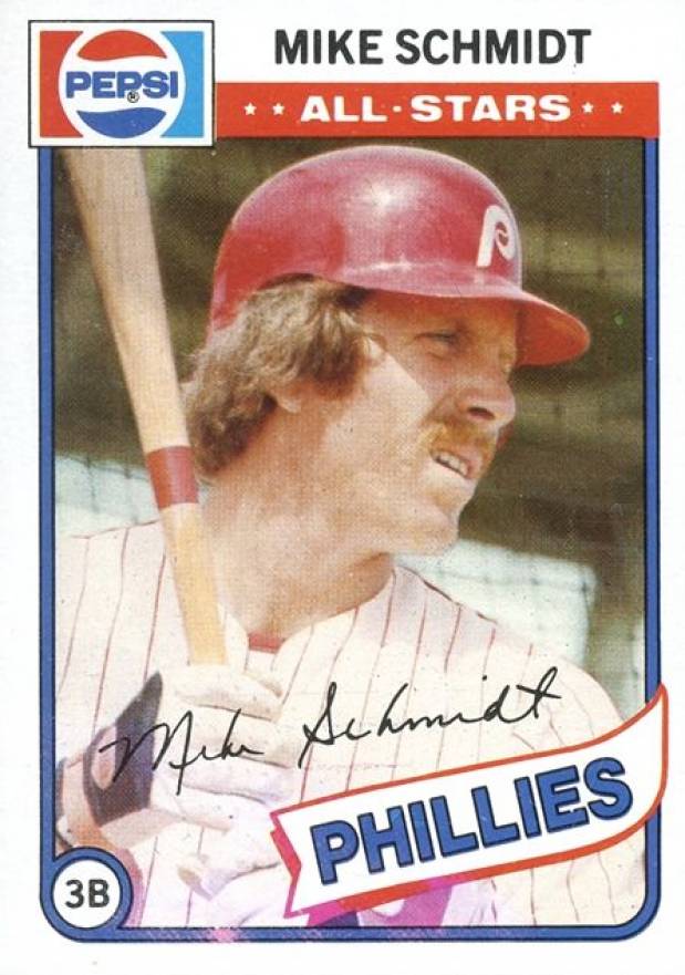 1980 Topps Pepsi-Cola All-Stars Mike Schmidt #14 Baseball Card