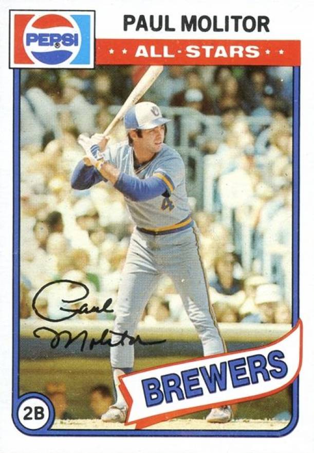 1980 Topps Pepsi-Cola All-Stars Paul Molitor #2 Baseball Card