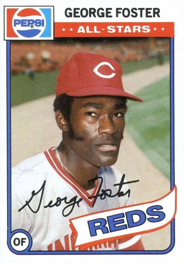 1980 Topps Pepsi-Cola All-Stars George Foster #17 Baseball Card