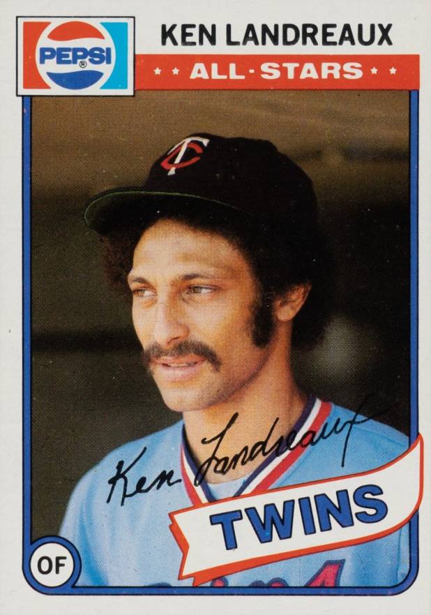 1980 Topps Pepsi-Cola All-Stars Ken Landreaux #7 Baseball Card