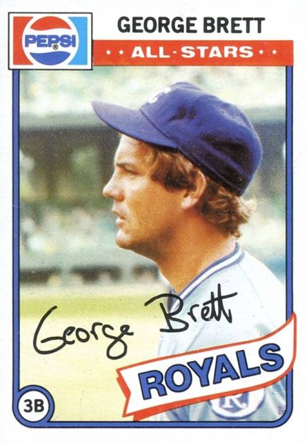 1980 Topps Pepsi-Cola All-Stars George Brett #3 Baseball Card