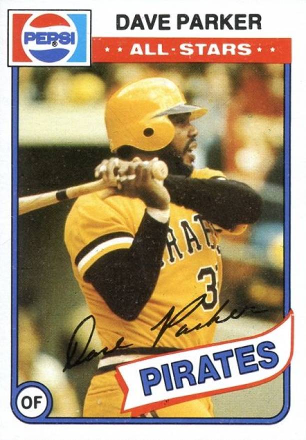 1980 Topps Pepsi-Cola All-Stars Dave Parker #16 Baseball Card