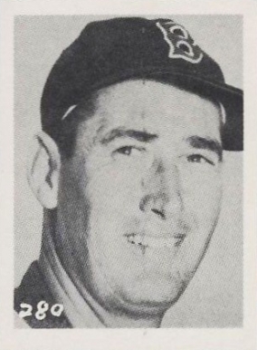 1955 All American Sports Club-Hand Cut Ted Williams #280 Baseball Card