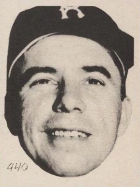 1955 All American Sports Club-Hand Cut Pee Wee Reese #440 Baseball Card