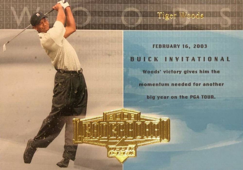2004 Upper Deck Golf Tiger Woods #58 Golf Card