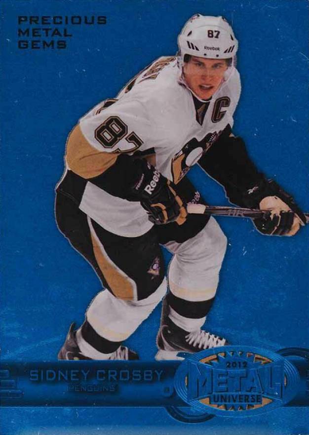2012 Fleer Retro 1997-98 Precious Metal Universe Sidney Crosby #60 Hockey Card