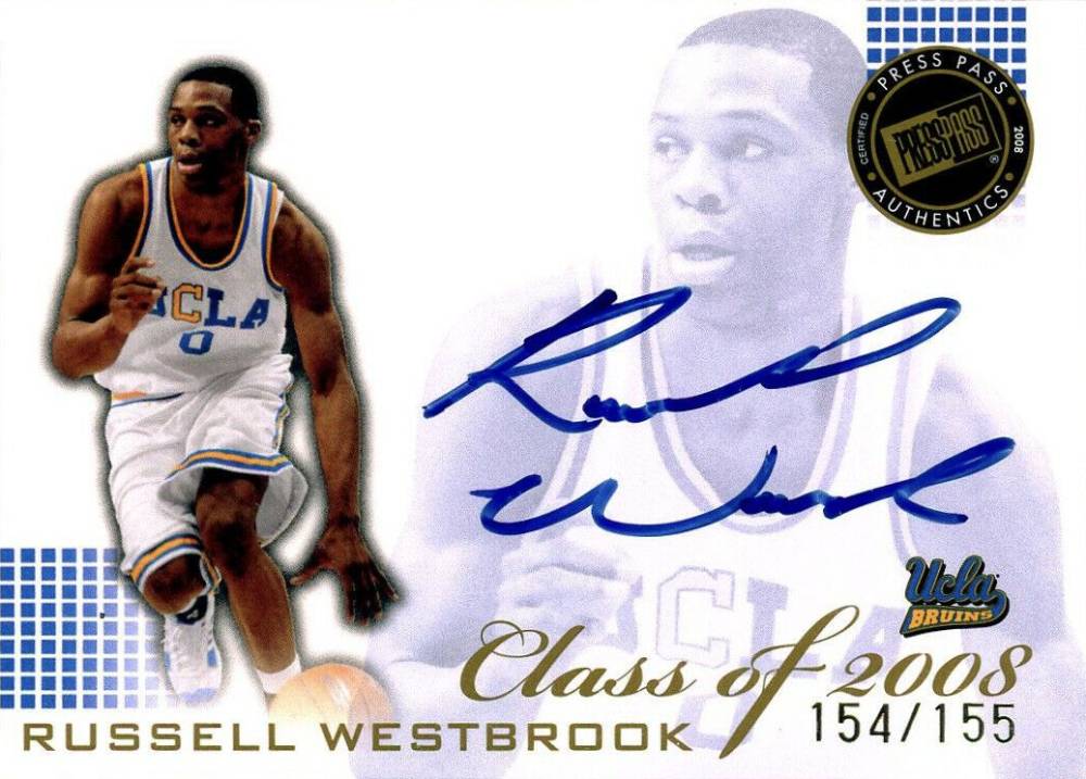 2008 Press Pass Class of 2008 Russell Westbrook #CL-5 Basketball Card