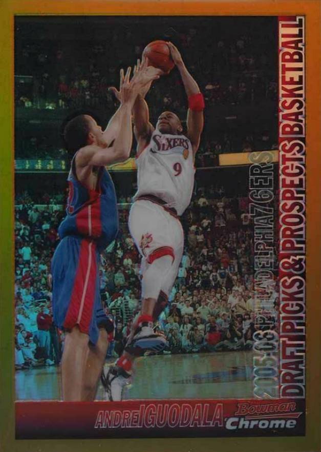 2005 Bowman Draft Pick & Prospect Andre Iguodala #38 Basketball Card