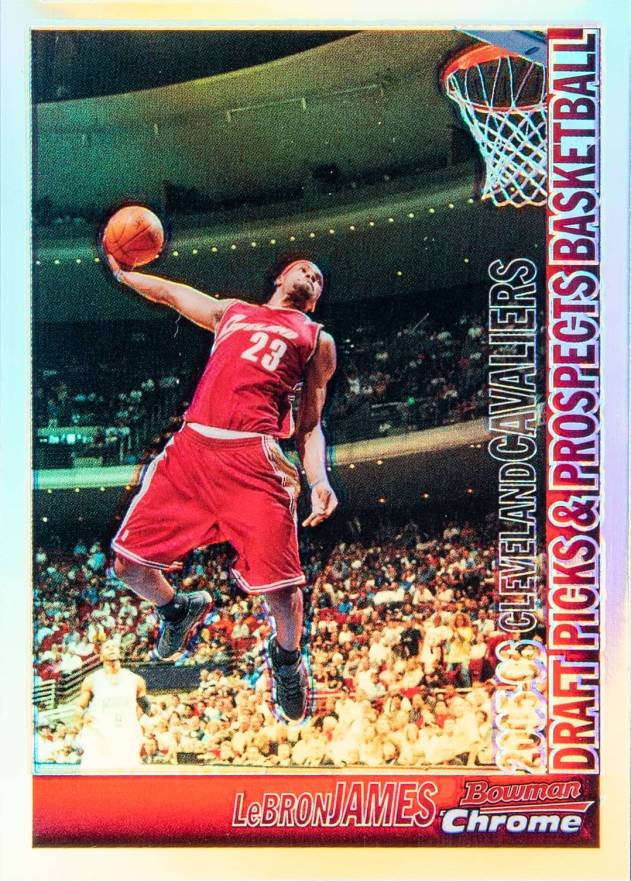 2005 Bowman Draft Pick & Prospect LeBron James #23 Basketball Card